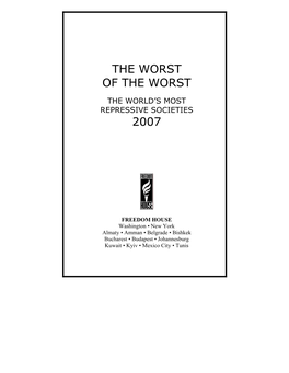 The Worst of the Worst 2007