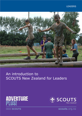 An Introduction to SCOUTS New Zealand for Leaders