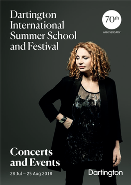 Dartington International Summer School and Festival Concerts And