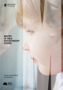 Master of Mental Health Science Child Psychotherapy