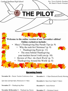 THE PILOT November 2013