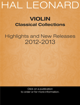 VIOLIN Classical Collections