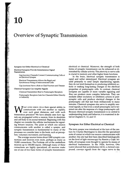 Overview of Synaptic Transmission 179