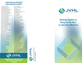 JVHL Brochure.Indd