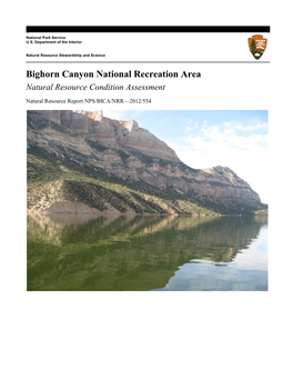 Bighorn Canyon National Recreation Area Natural Resource Condition Assessment
