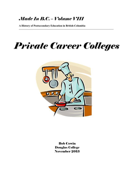 Private Career Colleges