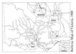 Railway Map of Victoria, 1900