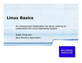 Linux Basics