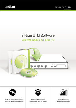 Endian UTM Software Sicurezza Completa Per La Tua Rete