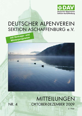 Deutscher Alpenverein Mitteilungen