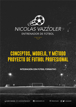 Conceptos, Modelo, Y Método Proyecto De Futbol Profesional