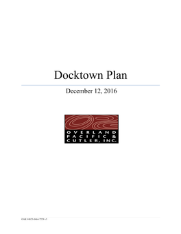 Docktown Plan December 12, 2016