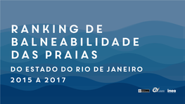 Ranking De Balneabilidade Das Praias