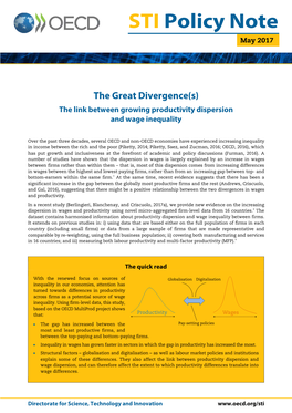 The Link Between Growing Productivity Dispersion and Wage Inequality