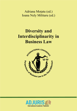 Diversity and Interdisciplinarity in Business Law