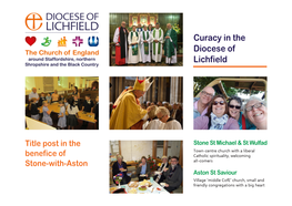 Curacy in the Diocese of Lichfield