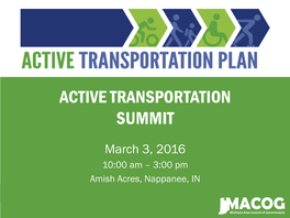 Active Transportation Summit