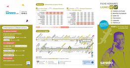 Horaires Schéma Deligne