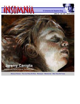 Jeremy Caniglia Hablamos Con El Genial Artista De 