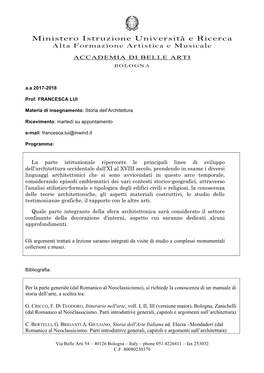 Ministero Istruzione Università E Ricerca Alta Formazione Artistica E Musicale