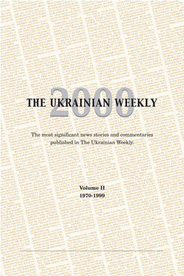 The Ukrainian Weekly 2000