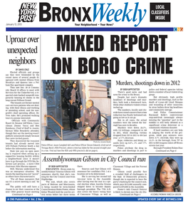 Bronx Weekly: January 12, 2013