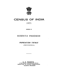 Population Totals (Provisional), Series-10