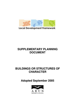 Buildings Or Structures of Character