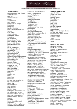 BAT 2020 Current Repertoire