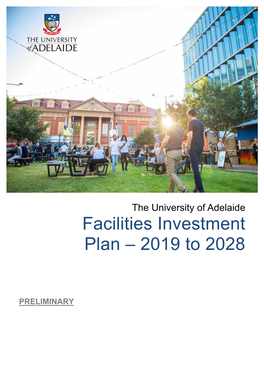 Facilities Investment Plan – 2019 to 2028