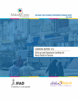 Start-Up and Expansion Lending for Rural Youth in Tunisia