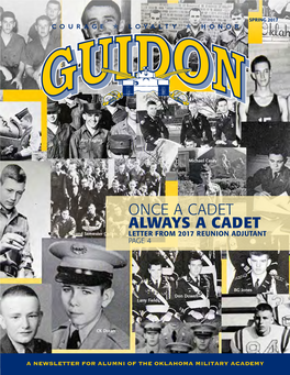 Once a Cadet Always a Cadet Letter from 2017 Reunion Adjutant Page 4