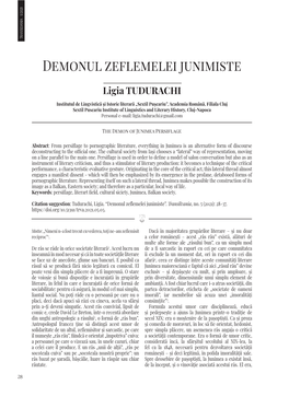 Demonul Zeflemelei Junimiste