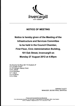 Invercargill CITY COUNCIL