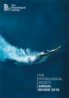 The Physiological Society Annual Review 2016 Welcome