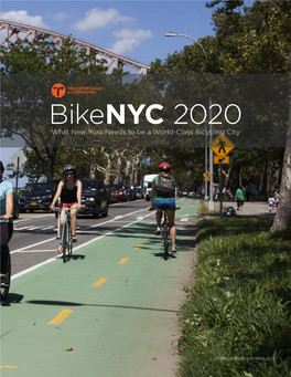 Bikenyc 2020 What New York Needs to Be a World-Class Bicycling City