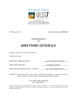 Direttore Generale