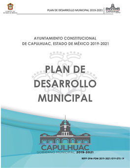 Plan De Desarrollo Municipal 2019-2021