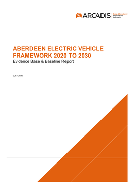 Aberdeen Electric Vehicle Framework 2020 to 2030
