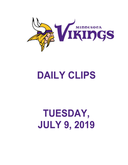 Daily Clips Tuesday, July 9, 2019