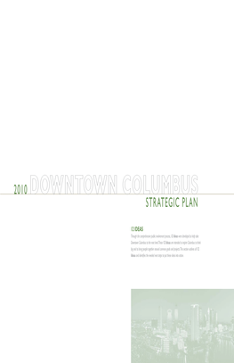 10 08 12 Columbus Downtown Plan 11X17 Book.Indd