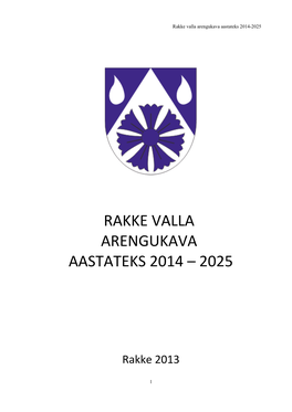 Rakke Valla Arengukava Aastateks 2014 – 2025
