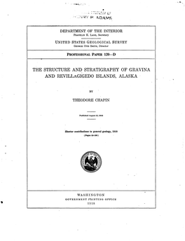 The Structure and Stratigraphy of Gravina and Revillagigedo Islands, Alaska ·