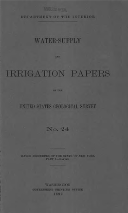 Irrigation Papers