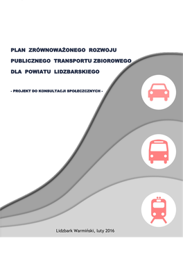 Plan Zrównoważonego Rozwoju Publicznego Transportu Zbiorowego