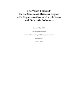 Southeast Missouri Region Path Forward