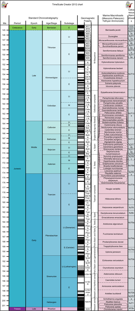 Jurassic Timescale