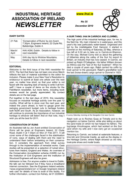 NEWSLETTER December 2010