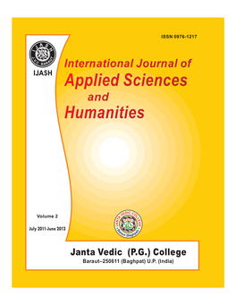 Applied Sciences Humanities