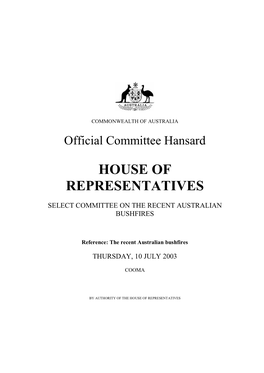 Official Committee Hansard